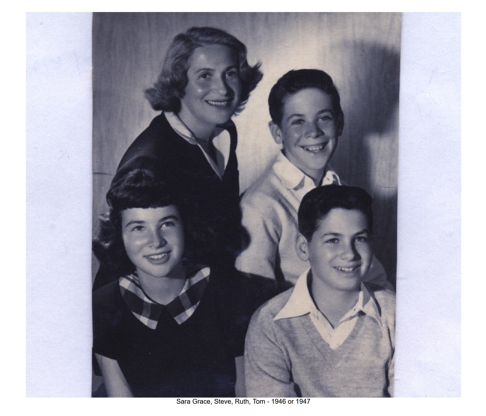 Sara Grace & kids 1947